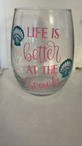 Stemless wine glass